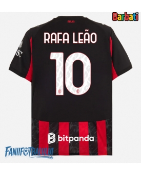 AC Milan Rafael Leao #10 Tricou Fotbal Replică 2025-26 Barbati Acasa